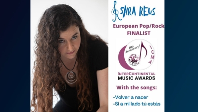 Sara Reus, cantante y compositora de Mallorca, finalista de los premios internacionales de la música Intercontinental Music Awards