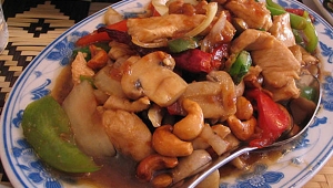 Receta de Wok de Pollo con Frutos Secos